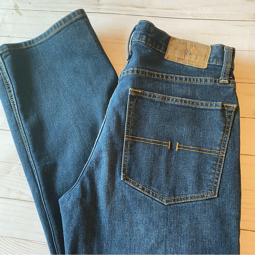 Men’s U.S.POLO ASSN Relaxed Straight Leg 5-Pocket Jeans W28 L30